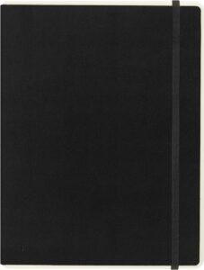 moleskine paper tablet hard cover smart notebook, plain/blank, xl (7.5" x 9.75") black, compatible w/ moleskine pen+ ellipse (sold separately) & app, digitize & organize, 176 pages