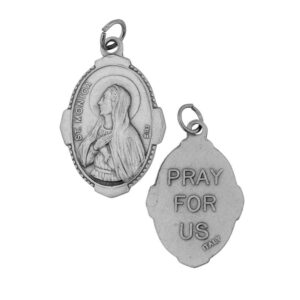 1" Saint and Holy Subject Medal with Prayer Card | Over 25 Different Saints | Durable and Detailed Charm | Pendant Medal Carded with Prayer | Christian Jewelry (St. Monica)