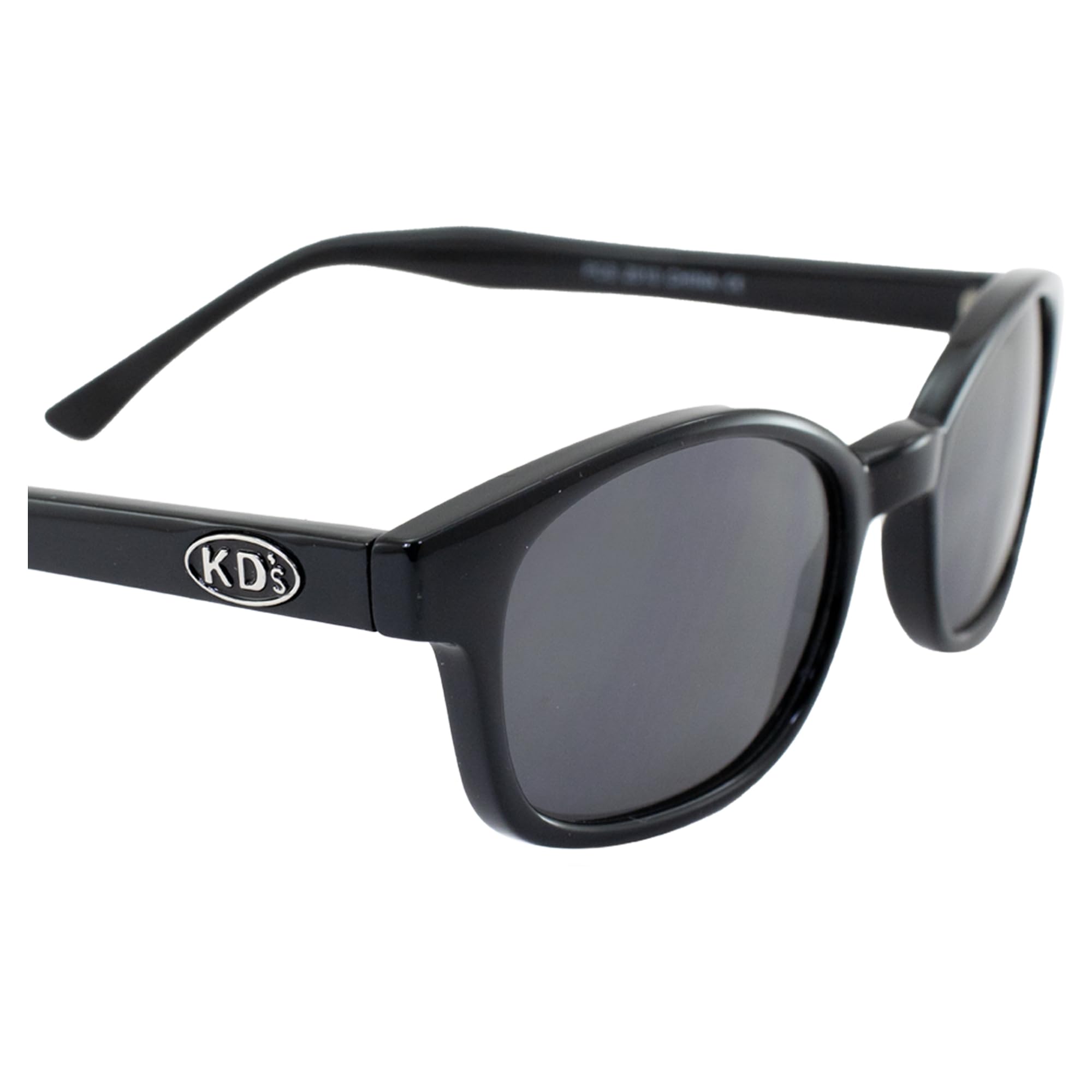 Pacific Coast Sunglasses Original KD's Biker Sunglasses 2-pack Smoke and Yellow Lenses, Black, Adult