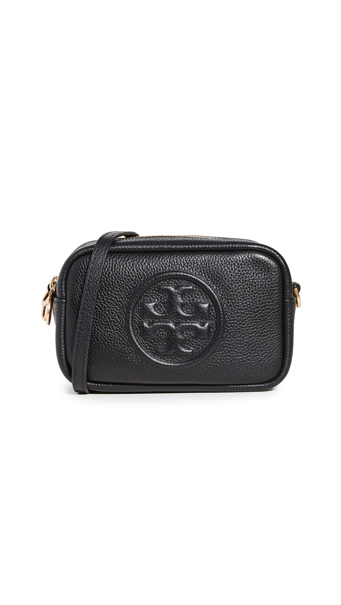 Tory Burch Women's Perry Bombe Mini Bag, Black, One Size