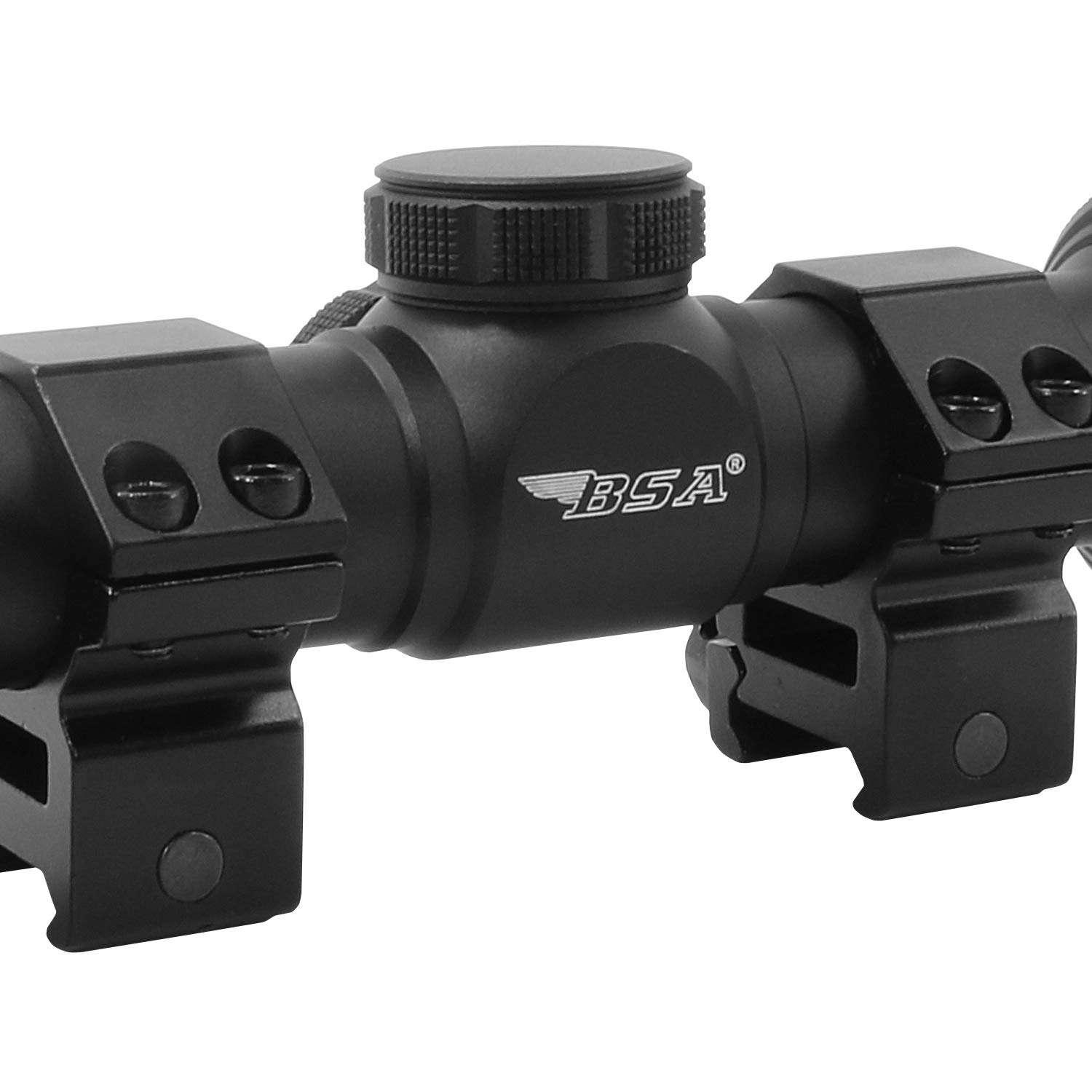 BSA Optics Optix Hunting Rifle Scope Series 3-9 X 40 with BDC-8 Reticle, Black, one Size (HS3-9X40TB)