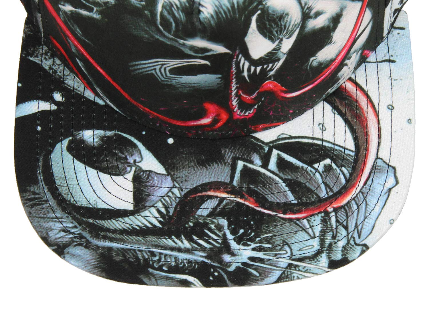 Marvel Comics Venom Sublimated All Over Print Snapback Hat