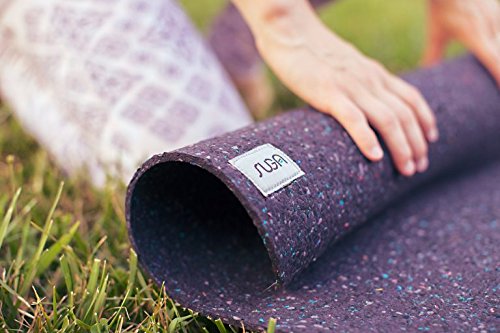 SUGA Premium 100% Recycled Yoga Mat (EXTRA LARGE) - Textured Non-Slip for Hot Yoga, Eco-Friendly, 5mm Thick, 75” x 26”, Made in USA