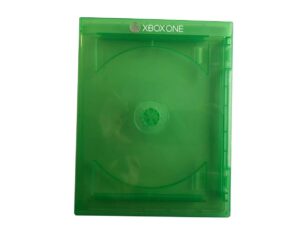 megadisc new 10 empty green transparent game case replacement box holder