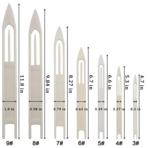 Fishing Netting Needle Shuttles Net Repair Needle Kit - 7/21pcs Cast Net Needles Fishing Net Sewing Needles Size 3 4 5 6 7 8 9