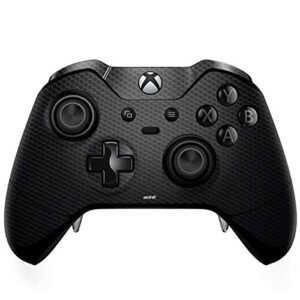 skinit decal gaming skin compatible with xbox one elite controller - originally designed black hex design