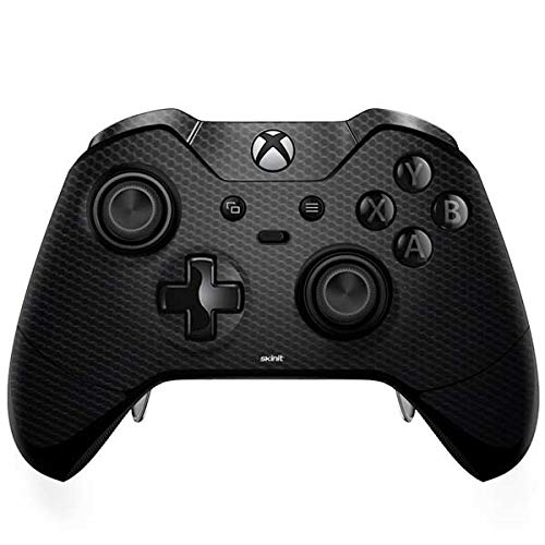 Skinit Decal Gaming Skin Compatible with Xbox One Elite Controller - Originally Designed Black Hex Design