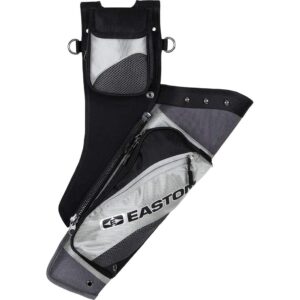 easton deluxe takedown hip quiver with belt gray rh