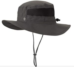 columbia unisex tillie creek omni-shade 50 upf booney hat (dark grey, one size)