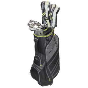 Tour Edge HL3 to-Go Mens Complete Golf Set Senior-Graphite-RH, Black/Grey/Green (HKSRGA10.B)