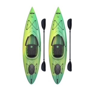 Lifetime Emotion Tide 10 Sit-in Kayak - Paddles Included (2-Pack)