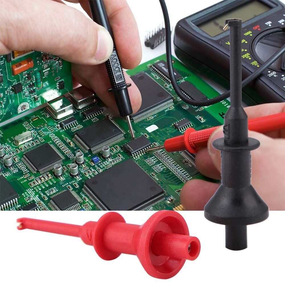 UT-C01 Multimeter Test Hook Clip Electrical Testing Test Grabber Probe for Testing Electronic Components