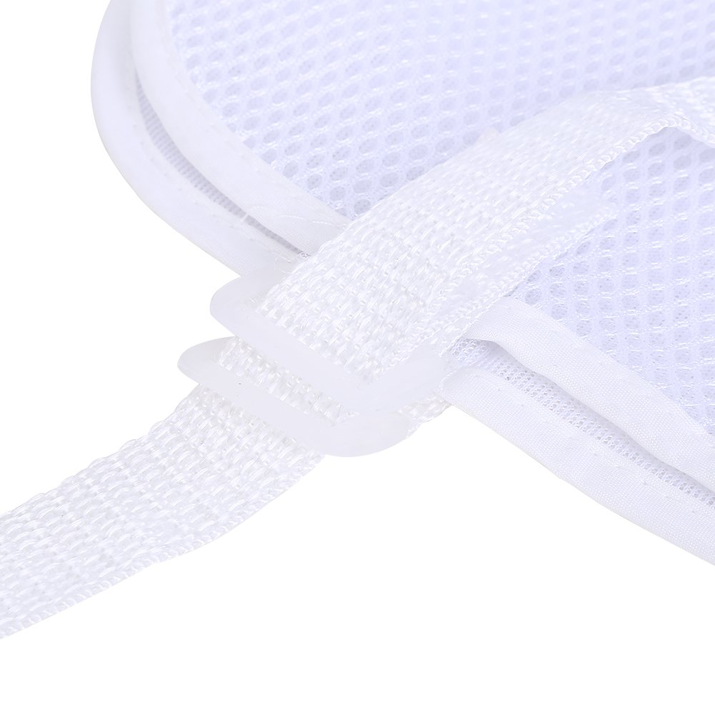 Arm Sling Immobilizer Shoulder Wrist Soft Elbow Brace Forearm Cool Mesh Breathable Support Strap for fracture,Fractured Arm Dislocation Sprain Strain (White)