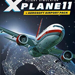 Xplane 11 Global and Aerosoft 6 Airports Collection PC DVD