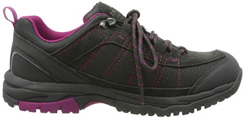 Trespass Rise Hiking Women's Scree Low Cut Walking Boot, Black Castle CSL, 9