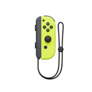 genuine nintendo switch joy con wireless controller neon yellow (right)