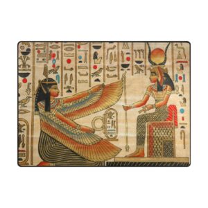 ALAZA Ancient Egyptian Culture Artwork Area Rug Rugs for Living Room Bedroom 7' x 5'