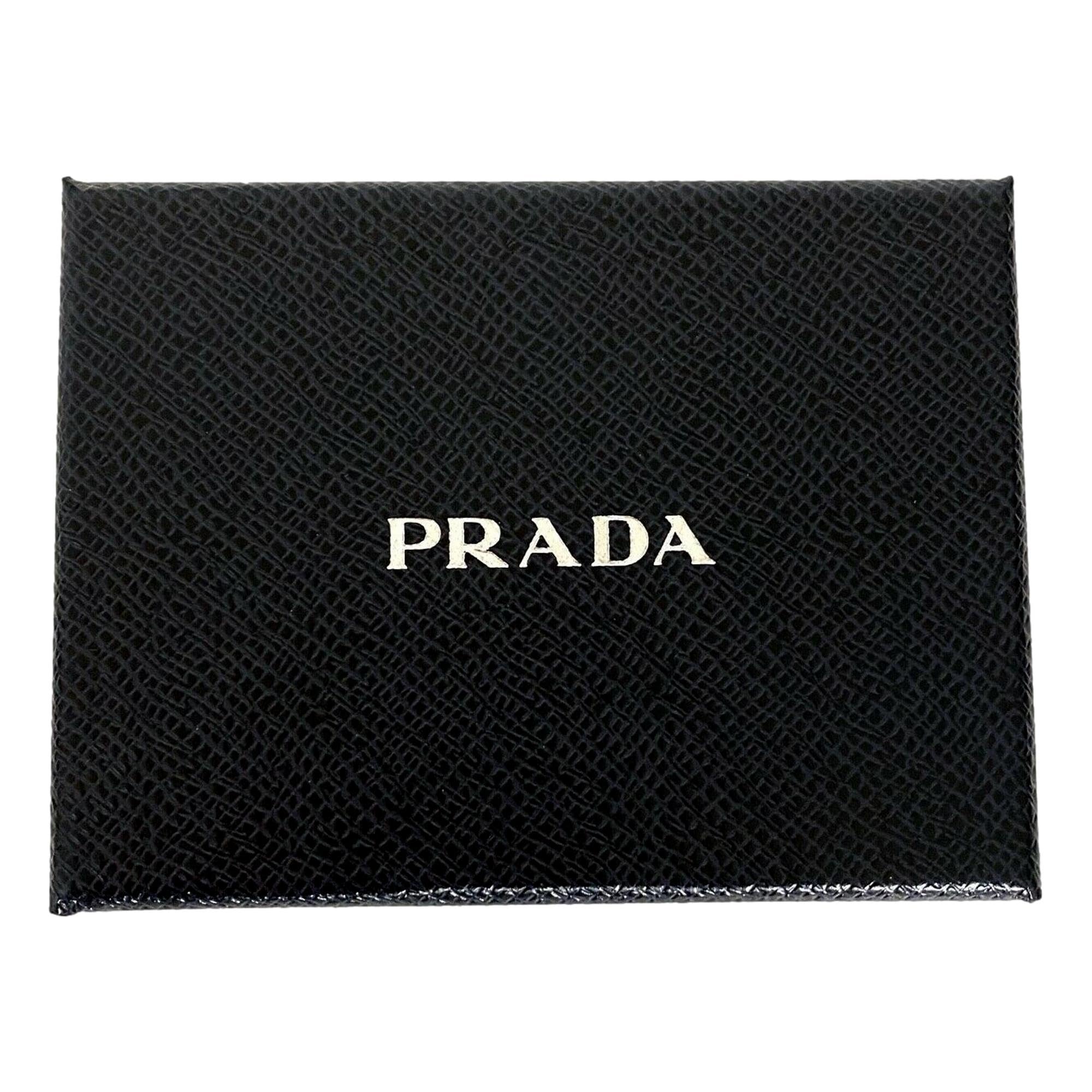 Prada Portaf. Orizzontale Saffiano Cuir Leather Nero Black Wallet 2MO513