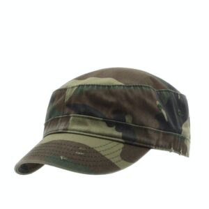 the vintage year camouflage army outdoor hunting unstructured adjustable cadet army baseball cap (woodland camo frayed cadet)