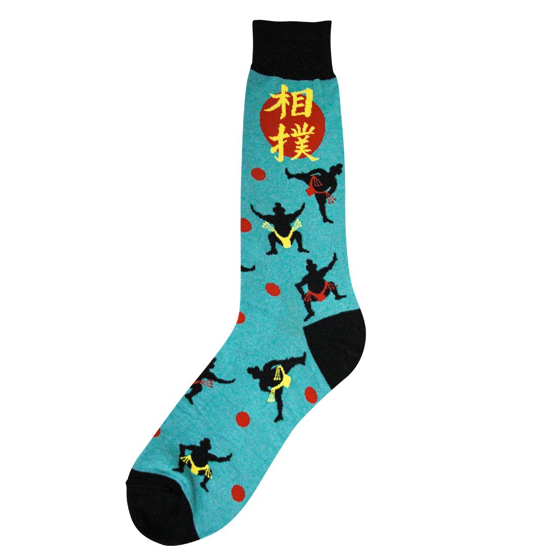 Foot Traffic - Men's Sports-Themed Socks, Fits Men's Shoe Sizes 7-12 (Sumo)