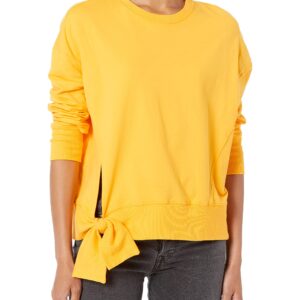 AG Jeans Women's Kylan Sweatshirt, Golden Ochre, Small