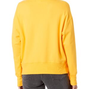 AG Jeans Women's Kylan Sweatshirt, Golden Ochre, Small