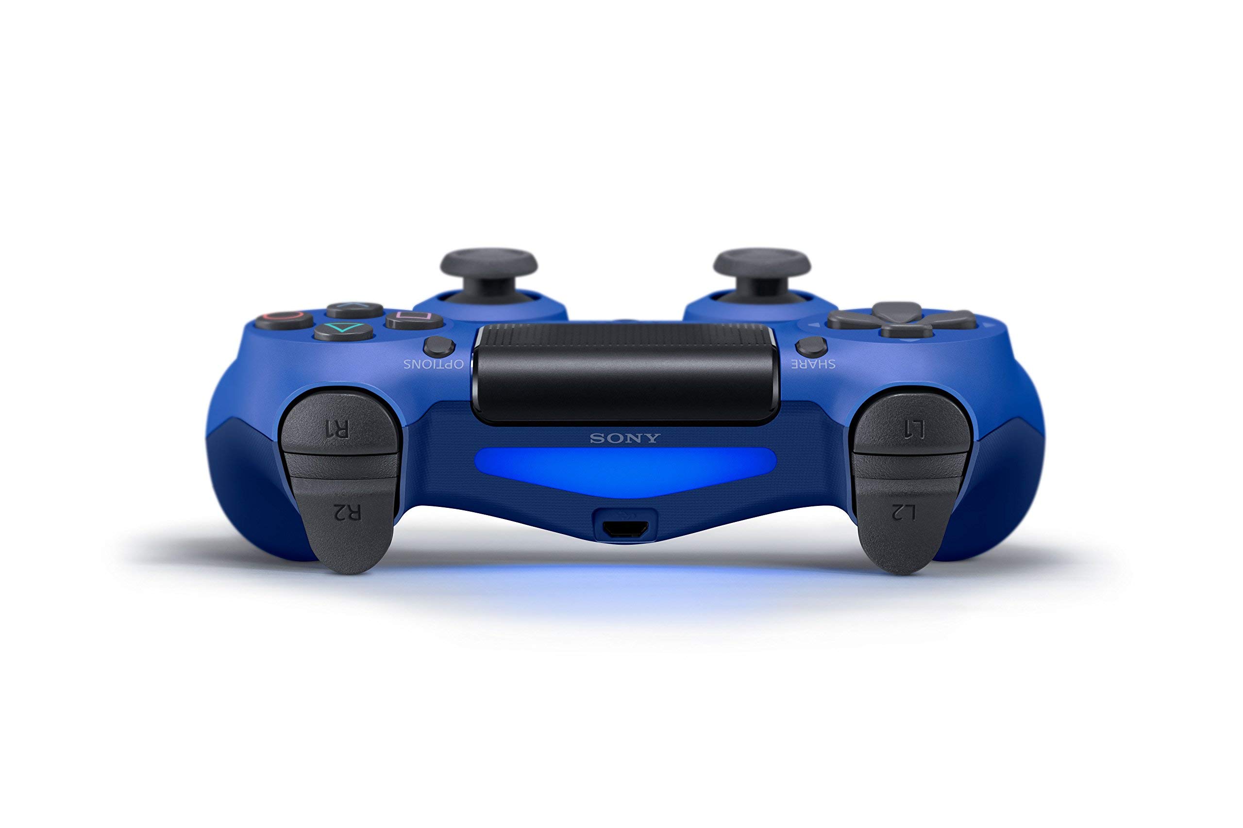 DualShock 4 Wireless Controller for PlayStation 4 - Wave Blue [Discontinued] (Renewed)