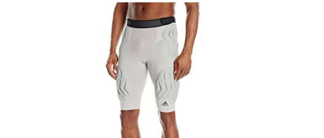 adidas Men's WHT Padded Short Size XLT