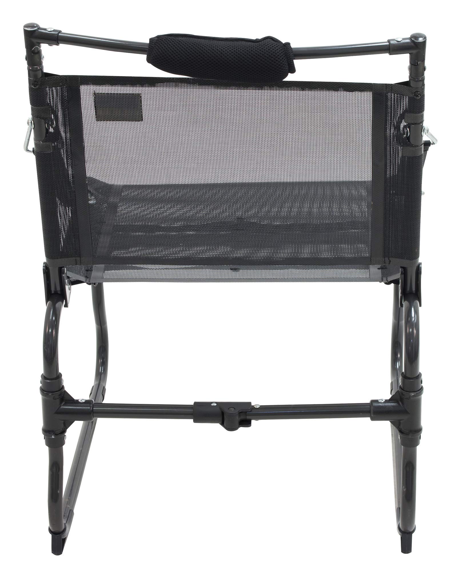 Rio Gear 15.5" Seat Height Compact Traveler Folding Chair with Hard Arms - Large