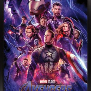 Trends International Marvel Cinematic Universe - Avengers - Endgame - One Sheet Wall Poster, 22.375" x 34", Black Framed Version