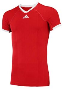 adidas climacool primeknit techfit mens performance compression jersey red large