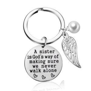 malyunin sister keychain sister gifts from sister friendship christmas birthday gifts for sisters a sister is god's way