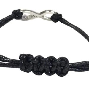 Harley-Davidson Women's Harley Infinity Wax Adjustable Cord Bracelet HDB0423