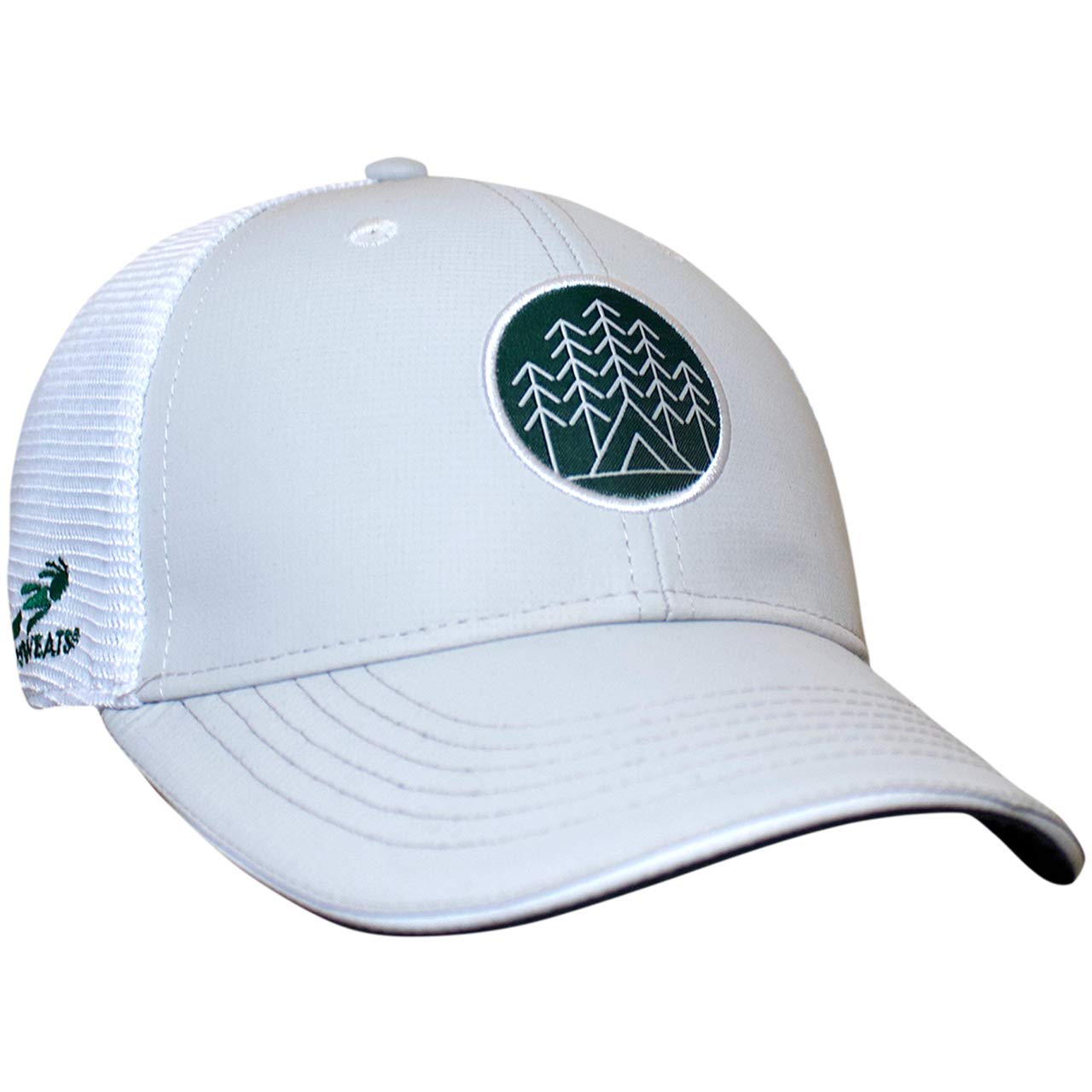 Headsweats Standard Trucker Hat 6-Panel (Tenting It), White, One Size