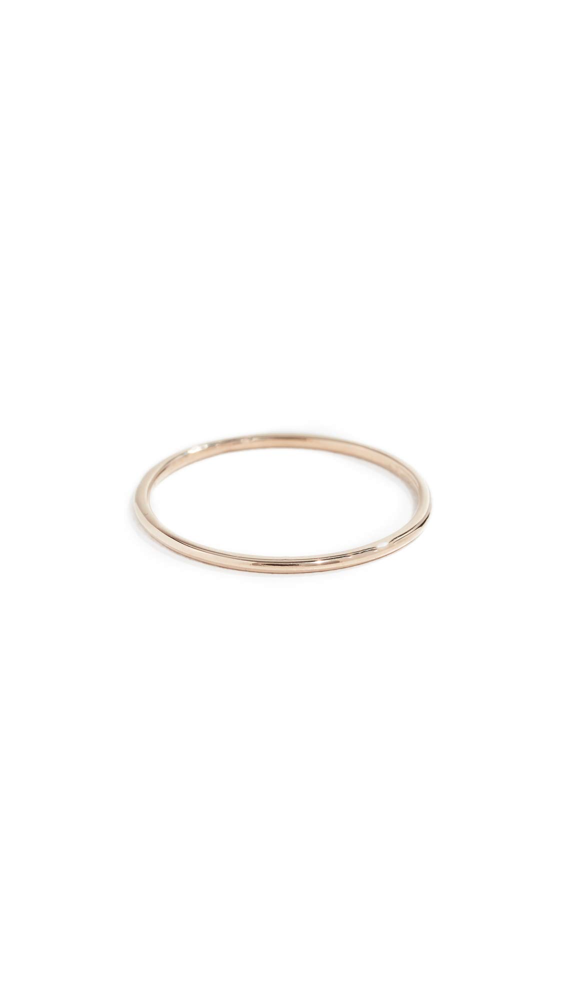 Zoe Chicco Women's 14k Gold Thin Band Ring, Yellow Gold, 7