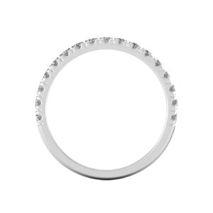 1/2 Carat TW Stackable Women's Diamond Wedding Band in 10k White Gold