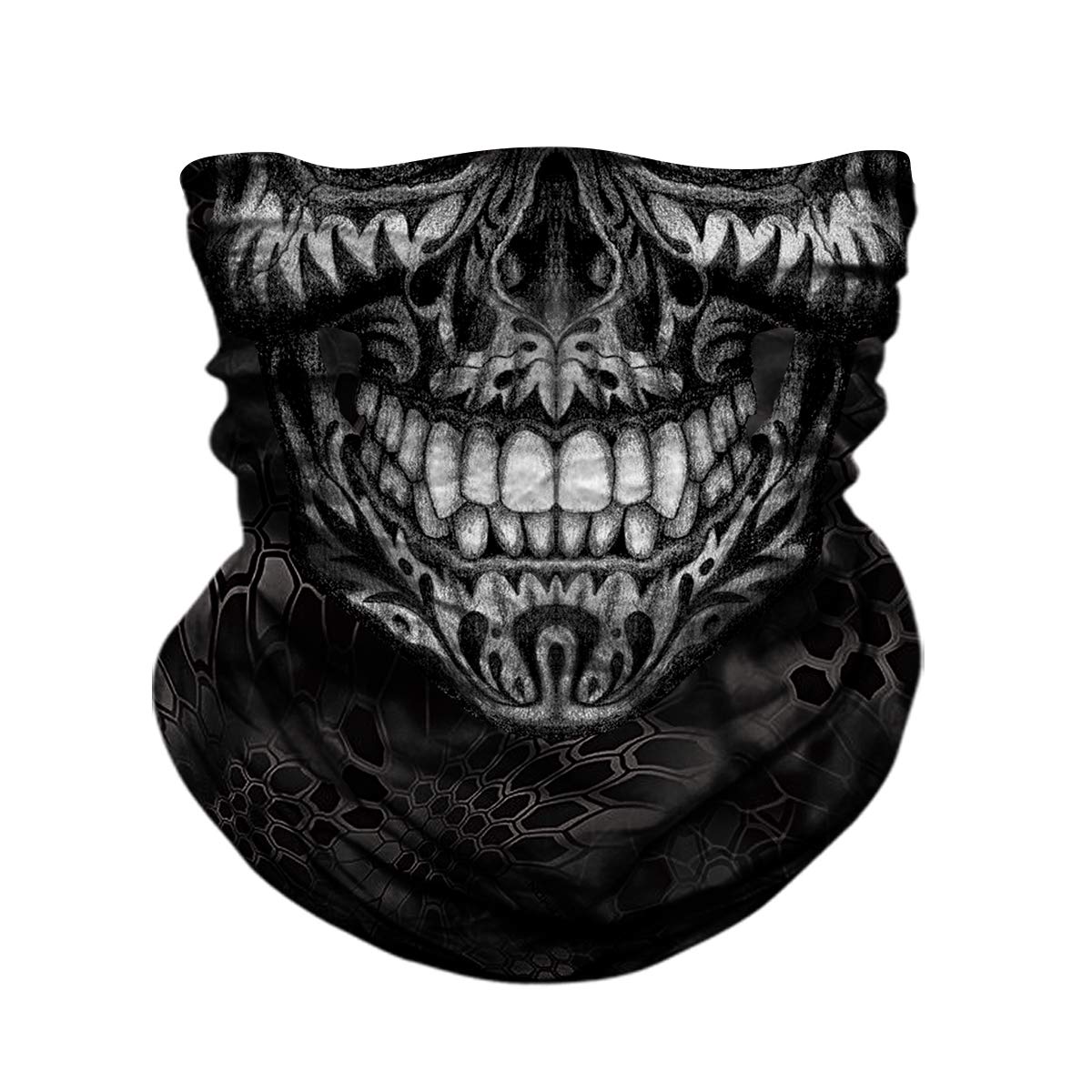 Seamless Neck Gaiter Shield Scarf Bandana Face Mask Seamless UV Protection for Motorcycle Cycling Riding Running Headbands