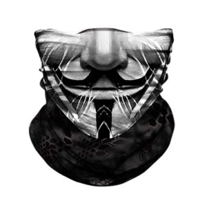 Seamless Neck Gaiter Shield Scarf Bandana Face Mask Seamless UV Protection for Motorcycle Cycling Riding Running Headbands