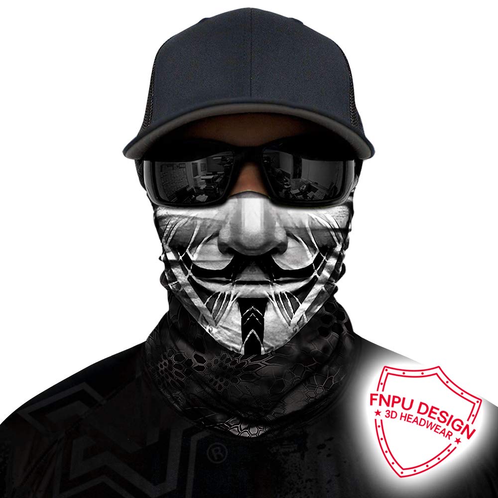 Seamless Neck Gaiter Shield Scarf Bandana Face Mask Seamless UV Protection for Motorcycle Cycling Riding Running Headbands