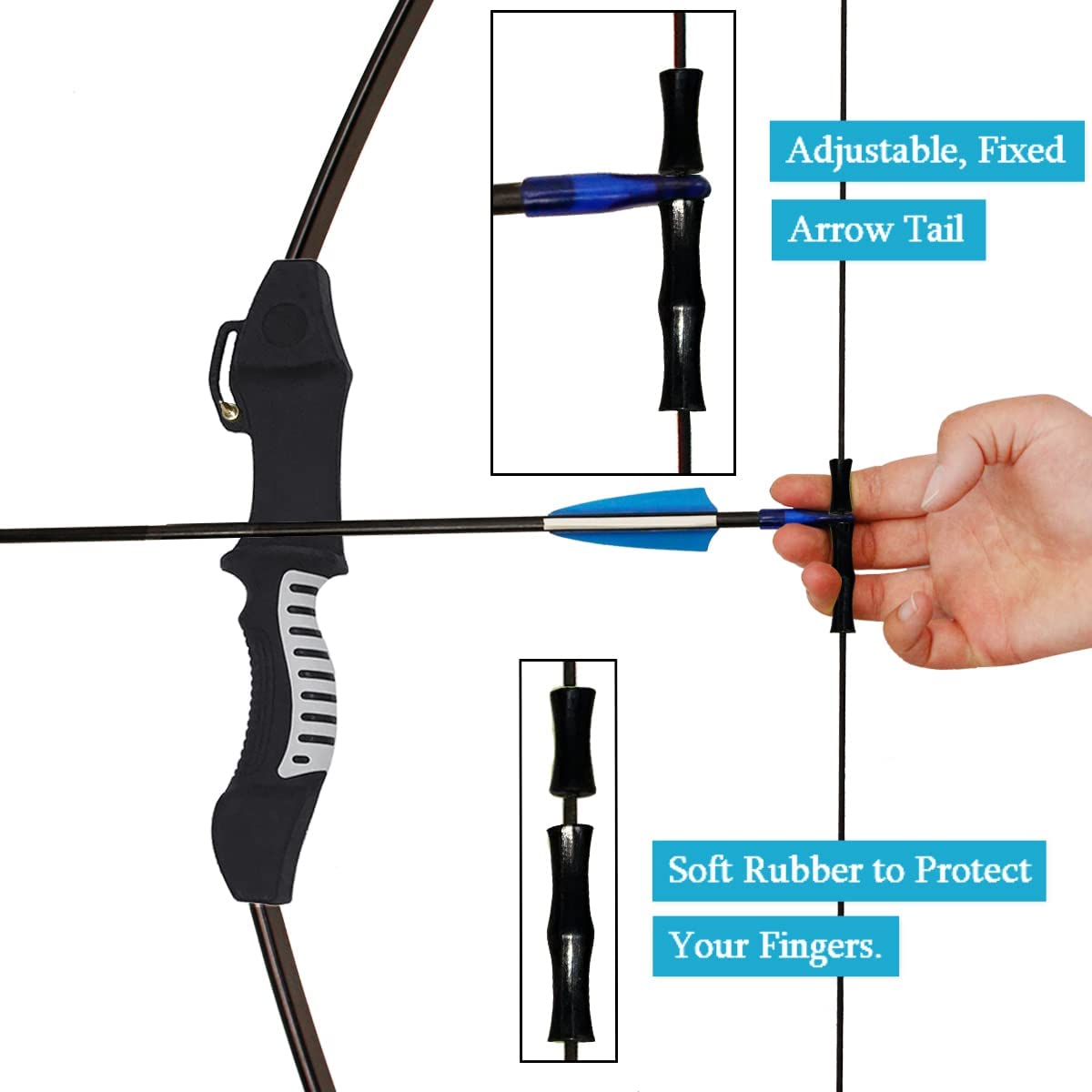 Mxessua 45" Bow and Arrows Set for Teens Recurve Archery Beginner Gift Longbow Kit 9 Arrows, 4 Target Face for Backyard Game