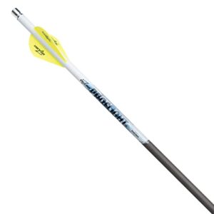 Excalibur ProFlight Archery Hunting Durable Accurate Versatile 2" Blazer Vane Crossbow Carbon Arrows with Rhino Nocks - 6 Pack, 18"