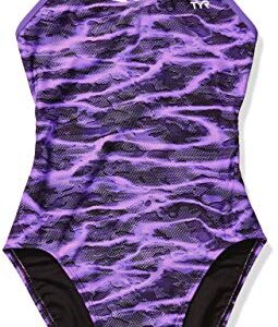 TYR Lambent Cutoutfit, Purple, 28