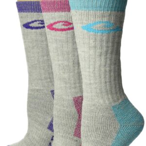 Drake Unisex-Adult Gift Box Merino Wool Heavyweight Crew Boot Socks 3 Pair Pack, Assorted, Medium