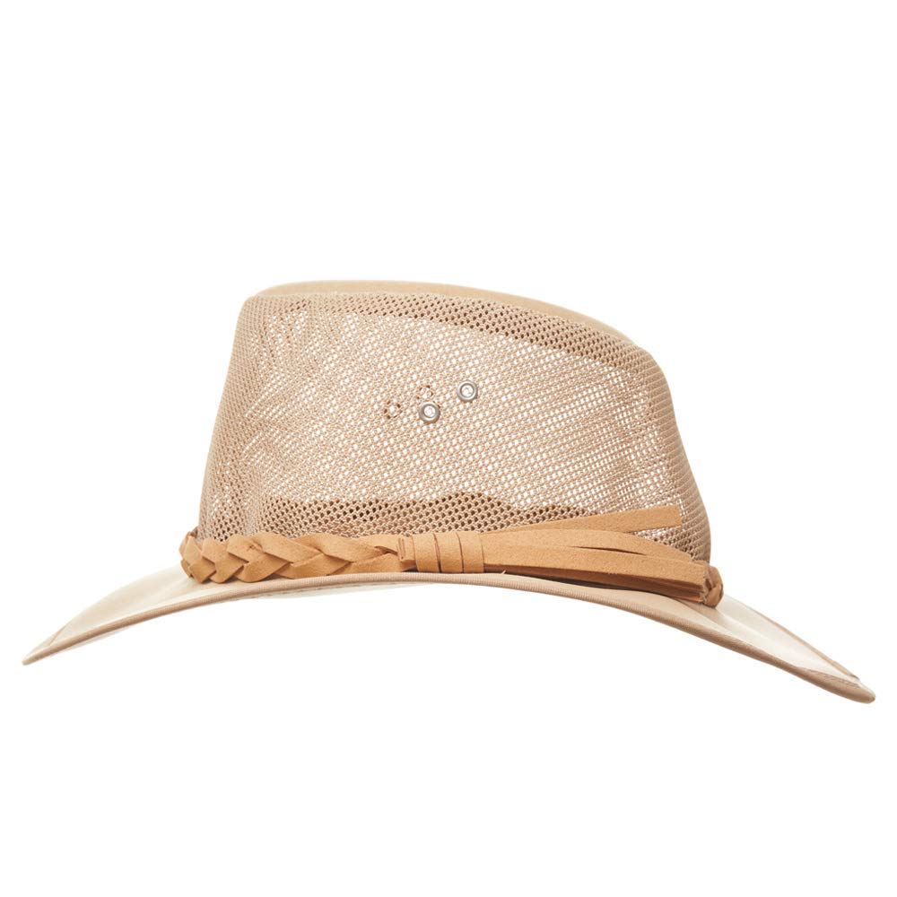 Anycosy Mesh Sun Hat for Men Golf Soaker Hats Summer Beach Safari Wide Brim Fishing Cap Outdoor£¨Natural£¬Large£©