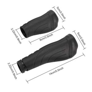 VGEBY Handlebar Grips Bike End Grips Rubber Folding Handle Sleeve Good for Outdoor Use(1*Long+1*Short) Grip Shift Grips Short Grip Shift Grips Grip Shift Grips Ebike Handlebar