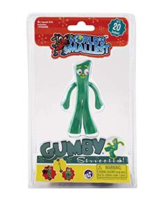 world's smallest stretch gumby, green, 4 inches (572)