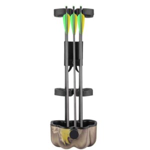 Zerone 5 Arrow Bow Quiver, Accessory Universal Archery for Bow Quiver,Quick Detach, Lightweight, Quiet Shooting for Compound Bow Hunting Shooting (Camo)