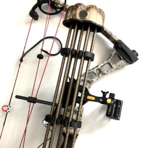 Zerone 5 Arrow Bow Quiver, Accessory Universal Archery for Bow Quiver,Quick Detach, Lightweight, Quiet Shooting for Compound Bow Hunting Shooting (Camo)