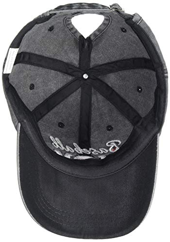 Waldeal Women's Embroidered Baseball Mom Adjustable Low Profile Ballcap Dad Hat Black