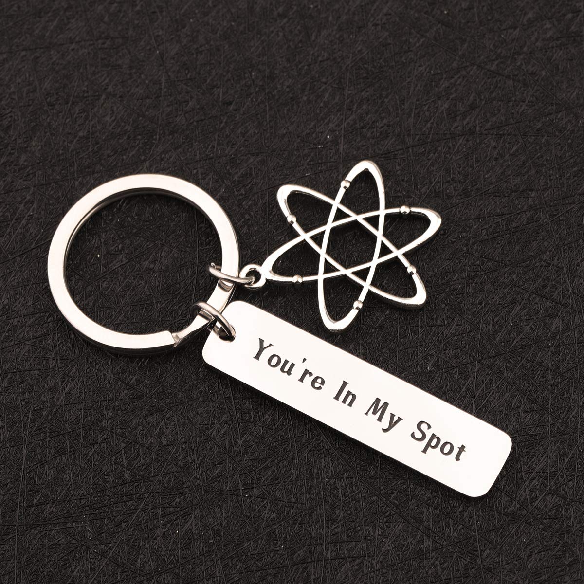 FOTAP You're In My Spot Keychain Gift For Scientist, Theoretical Physicist Big Bang Fans Gift (scientist48)